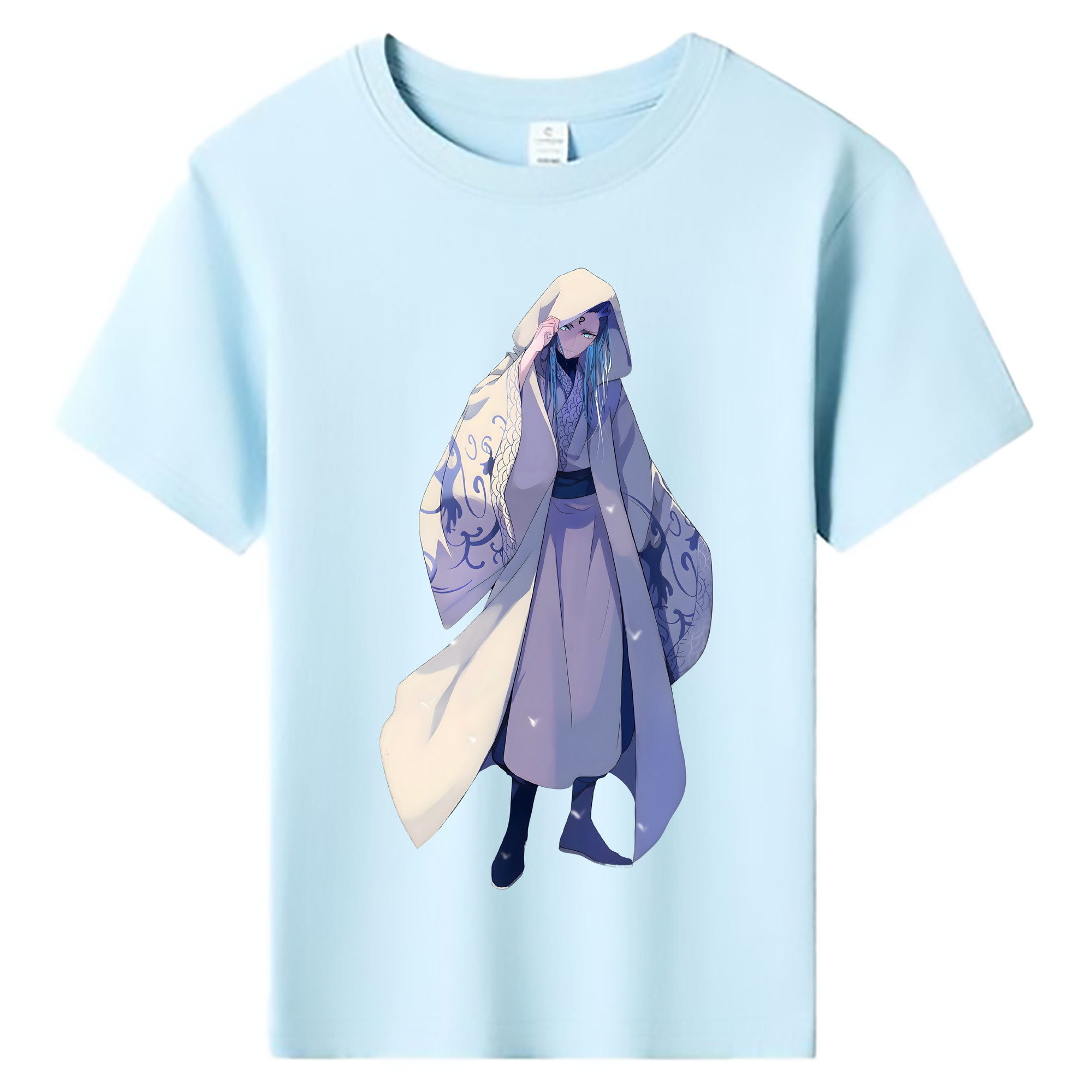 （画像用） Ne Zha 2 ナタ 魔童の大暴れ 綿100％キッズTシャツ（フロントプリント）